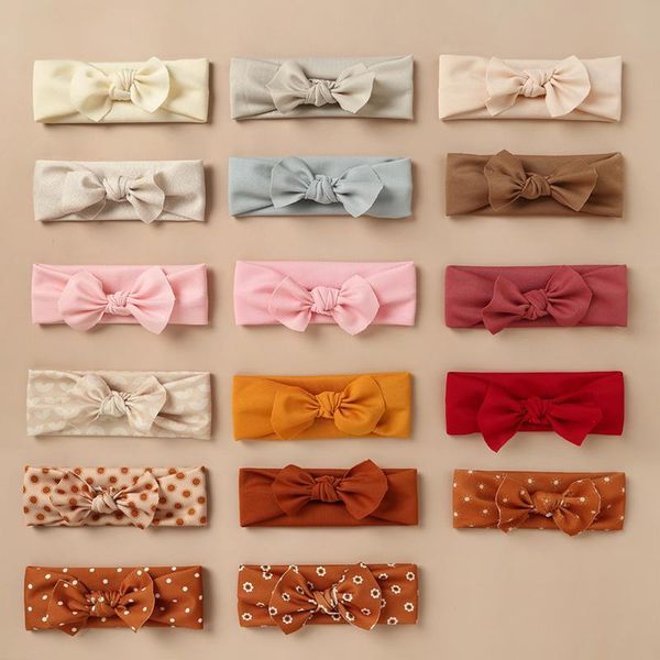 

hair accessories baby girls headband for kids bows hairbands fashion bowknot chidren bandage headwrap headwear, Slivery;white