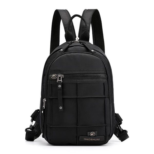 

backpack nylon waterproof casual large capacity men's fashion trend crossbody bag women's multi-function