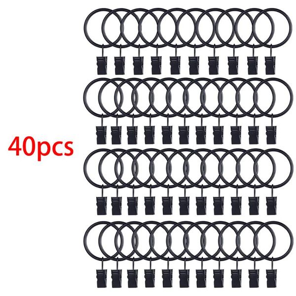 

other home decor metal openable curtain rings clips heavy duty rustproof vintage decorative drapery eyelet rods hangers diameter