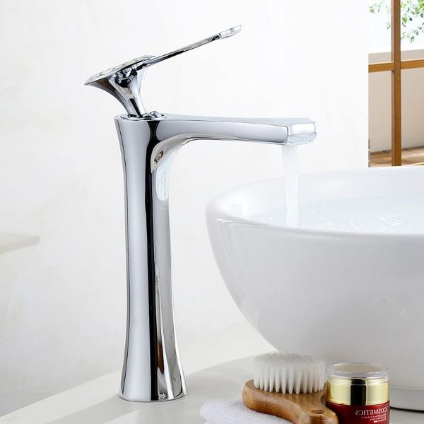 

basin faucets waterfall faucet for bathroom mixer tap single handle sink deck mounted torneiras 855013