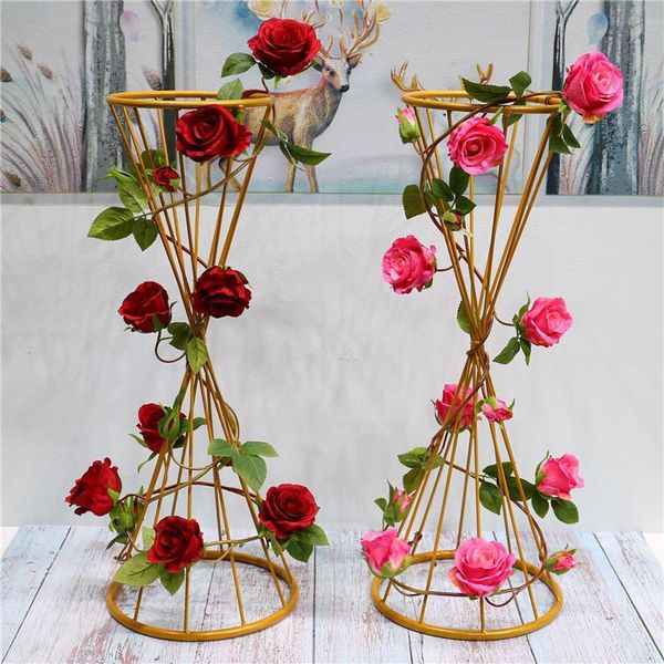 

artificial plants rose vine silk fake flowers wedding decoration garden balcony decorated decorative & wreaths