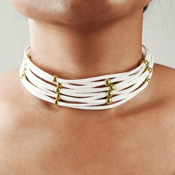 

-selling korean velvet multi-layer ball short necklace jewelry european fashion trend neck chain girl chokers, Golden;silver