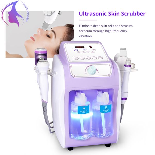 6 in 1 Oxygen Jet Facial Ultrasonic Skin Care Lifting Macchina di bellezza per la rimozione delle rughe antietà