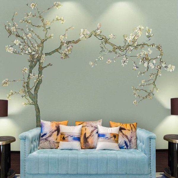 

custom 3d wall mural wallpaper chinese style stereo flower and bird oil painting living room bedroom home decor po fresco wallpapers