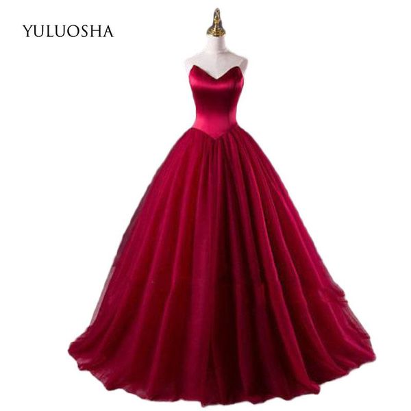 

party dresses yuluosha fashion strapless v-neck sleeveless evening prom formal gowns long vestidos robe ceremonie femme, White;black