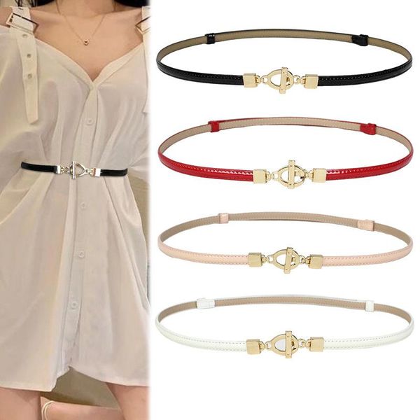 

belts adjustable thin belt fashion ladies casual all-match women's, Black;brown
