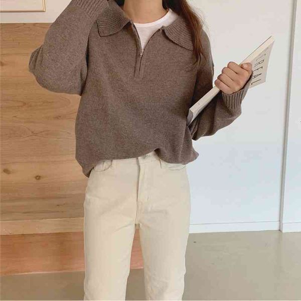 

hoodie smooth all-match female sweater, Black