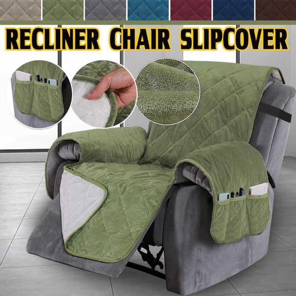 

stretch elastic recliner sofa cover non-slip removable and washable electric armchair chair slipcover covers
