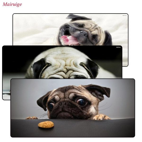 

mouse pads & wrist rests mairuige cute dog large 900*400mm speed keyboards mat rubber gaming mousepad desk for game player deskpc comput