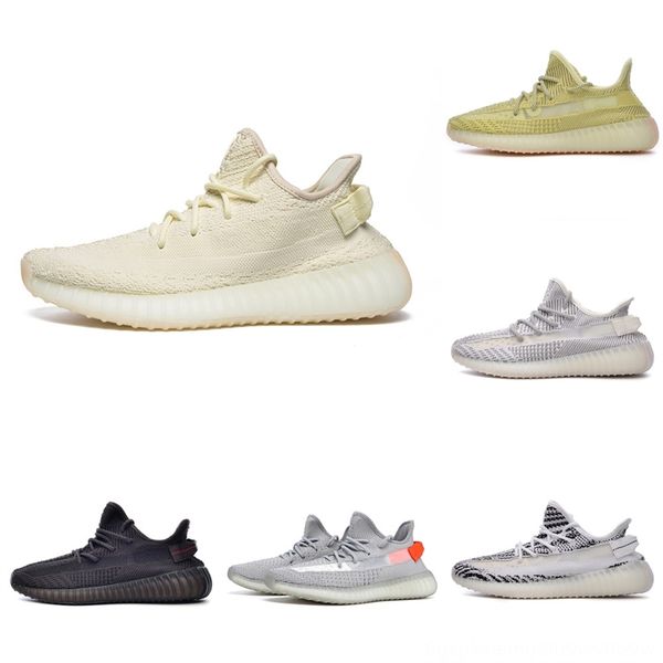 

zt5qf hyperspace static sneakers running shoes 350 kanye west cream white black white bred women fashion