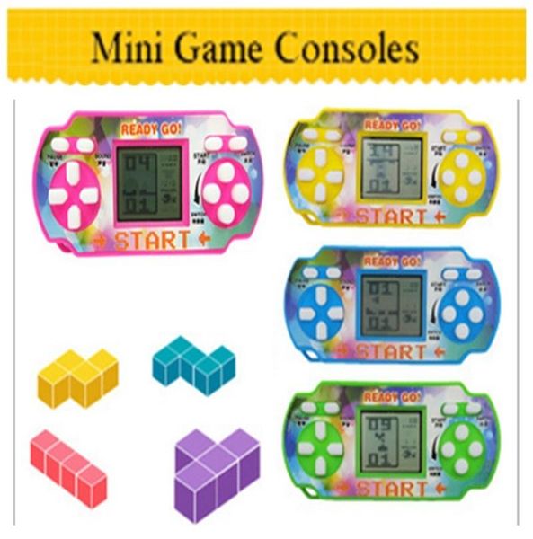 

handheld game console 2021 mini russian box hand-held gaming device pocket toys portable players