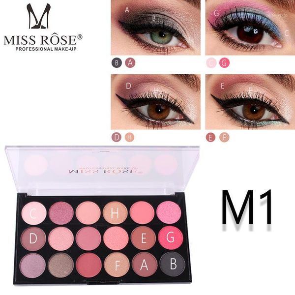 

miss rose multicolor pressed matte eye shadow powder eyeshadow palette pigment1