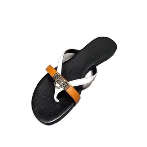 

summer female sandals europe and the united states breathable clip toe metal colorful women's shoes 36-42 slippers, Black