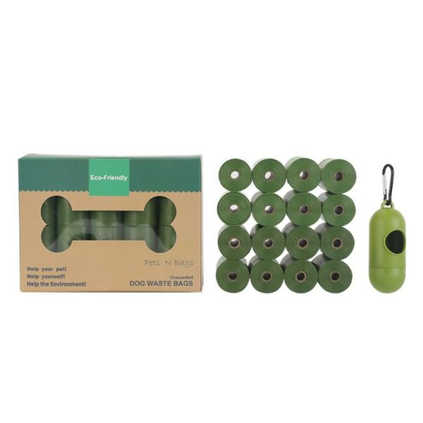 

dog travel & outdoors 16+1dog poop garbage dispenser eco-friendly pet waste bags pick up tools bag accessories