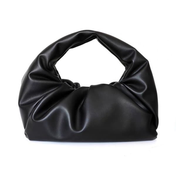 

wholesale bvs horn bag for women's early spring 2021 fashion simple and versatile cowhide underarm bag pleated cloud wan woven crossbod