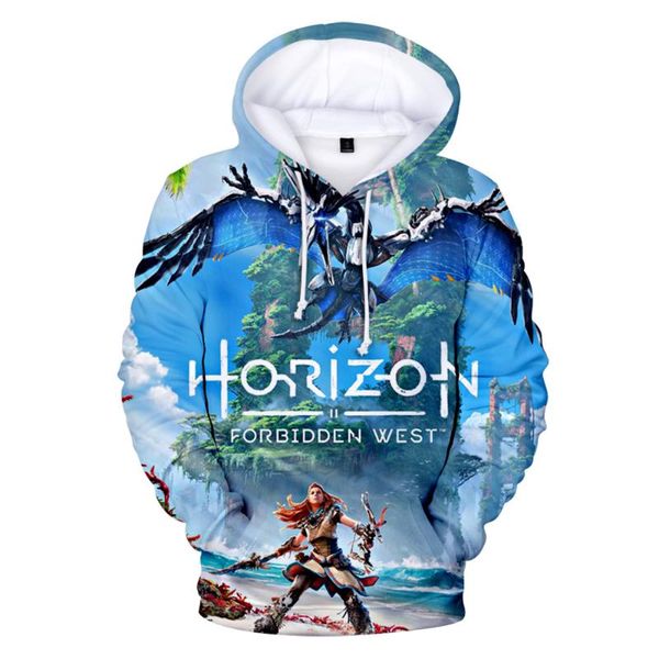 

men's hoodies & sweatshirts horizon zero dawn 3d men women autumn wint250c, Black