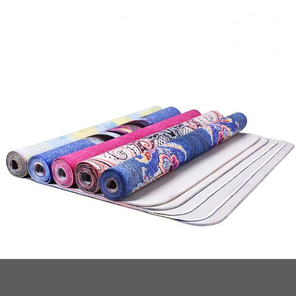 

yoga mats mat with non-slip suede texture ,eco-friendly,soft,lightweight, 100% ultra microfiber.ideal for bikram pilates