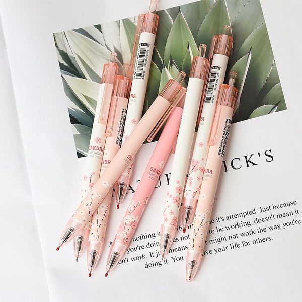 

gel pens ellen brook 1 pcs cute pen creative cherry blossoms press office gift school supplies stationery kawaii funny