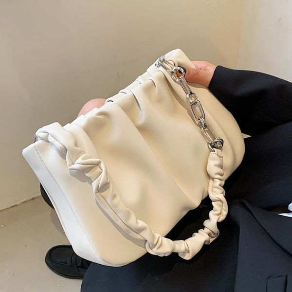 

evening bags small soft pu leather underarm shoulder for women 2021 fashion crossbody bag ladies luxury chain handbags and purse
