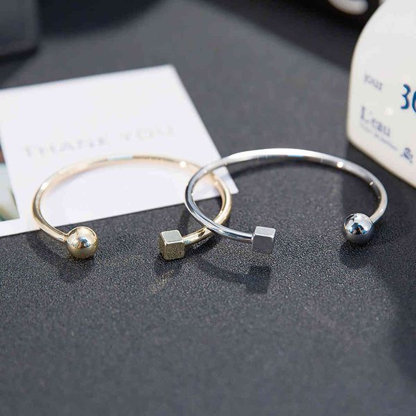 

luxury gold plated bracelet with side and one round opening men's punk fashion copper jewelry, Black