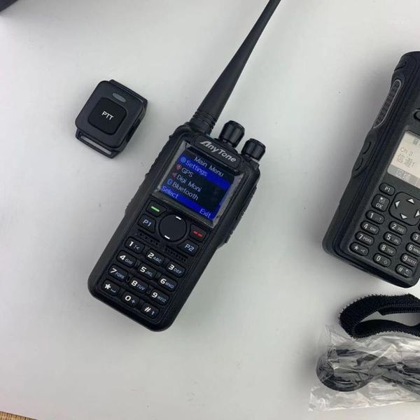 Walkie Talkie Anytone AT D878UVPLUS DMR Dual Band Radio bidirezionale con GPS e Bluetooth