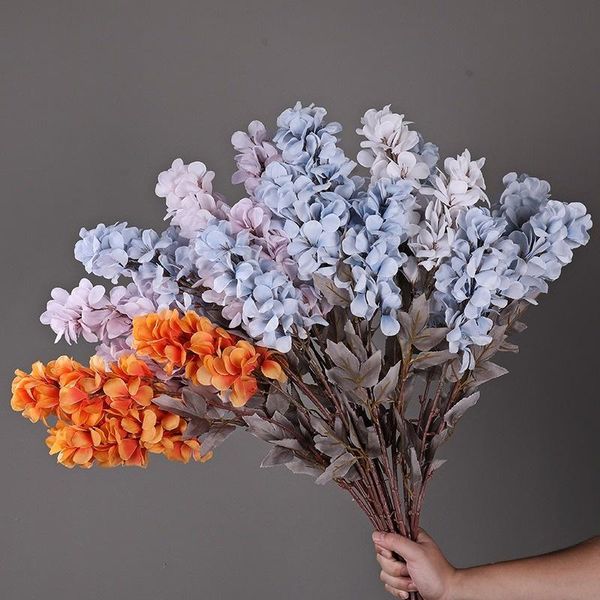 

decorative flowers & wreaths artificial flower, single branch, length 90cm, white frangipani, home decoration,wedding background wall,vase f