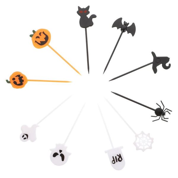 

forks 20pcs cake ers cupcake decors unique dessert picks (white)