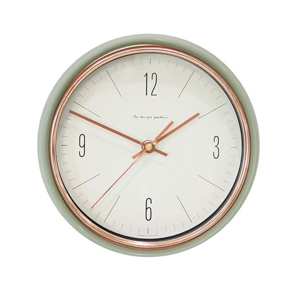 

wall clocks 22cm silent non-ticking round modern clock quartz decorative battery operated for living room kitchen home office