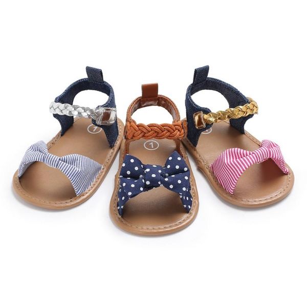 

first walkers summer infant baby girl flip-flop soft shoes anti-slip walker 0-12m