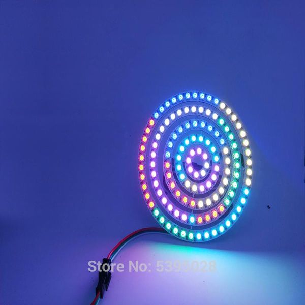 

strips ws2812b led ring 8 16 24 35 45 leds rgb addressable lamp pixel programming integrated drivers arduino