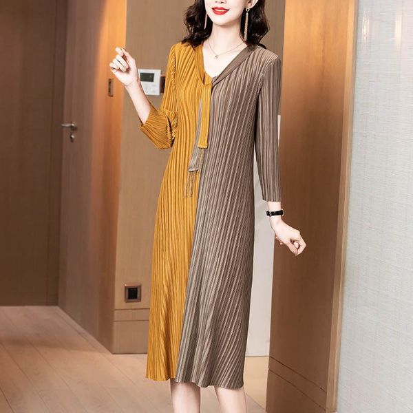 

casual dresses women's dress beach wind thin fluffy sleeve deep v-neck chiffon tassel loose wild 2021 summer fashion, Black;gray