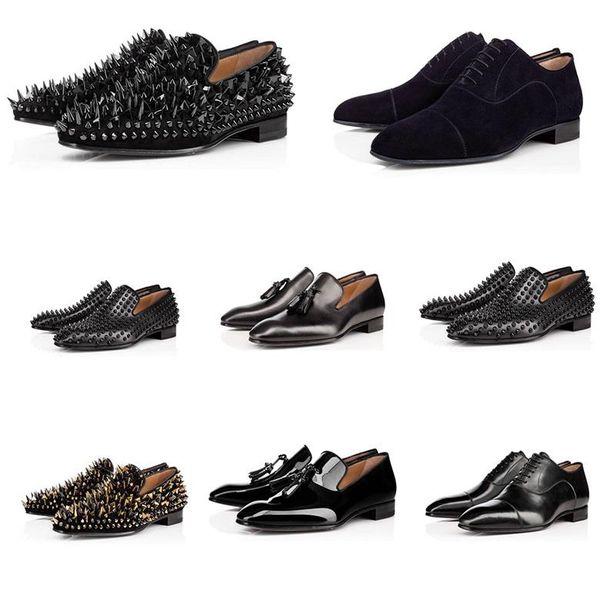 Herren Business-Schuhe mit Nieten, Designer-Loafer, Gentleman-Marke, luxuriös, spitze Zehenpartie, britischer Stil, formelle Business-Schuhe, Frühling und Herbst, Top-Qualität