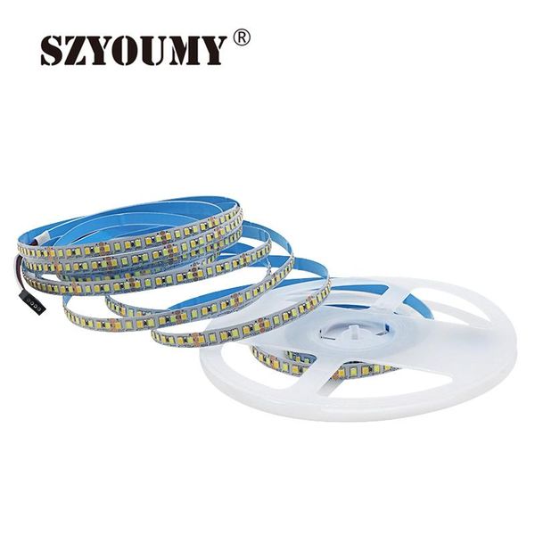 

led strip light cri 90 180 leds /m flexible ribbon string lamp for decorate more brighter than 3528 3014 strips