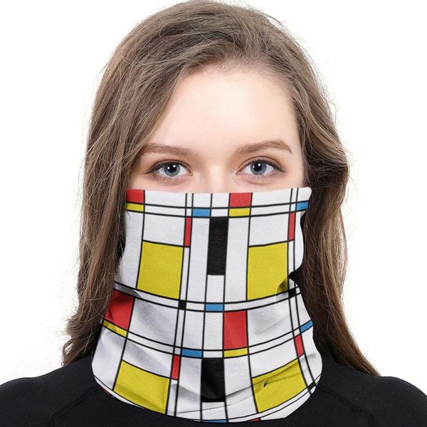 

scarves geometric rectangle multicolor neck gaiter magic scarf mens ladies rectangular hijab custom, Blue;gray