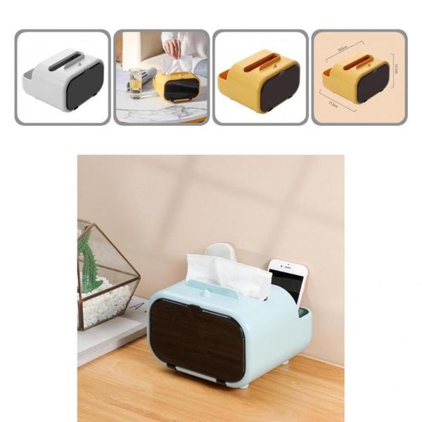 

tissue boxes & napkins dust-proof sturdy rectangular vanity facial paper dispenser box for dorm