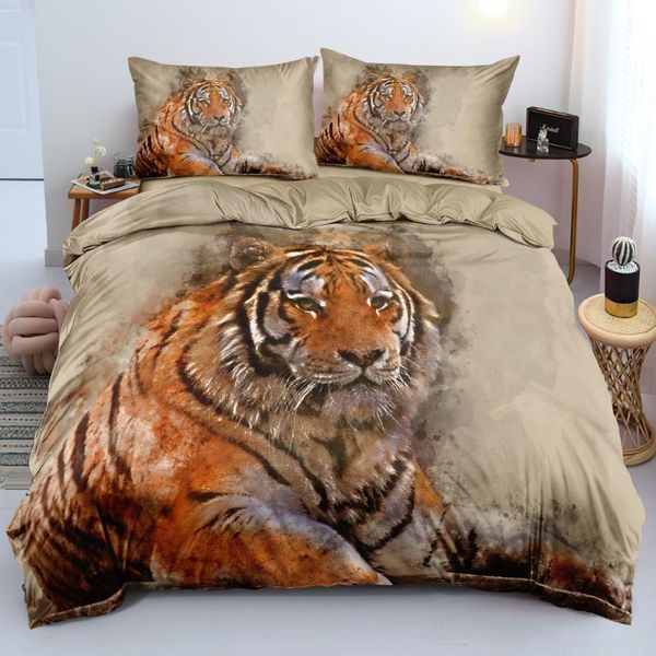 

bedding sets 3d bedclothes pillow covers camel comforter full king  double twin size animal custom tiger