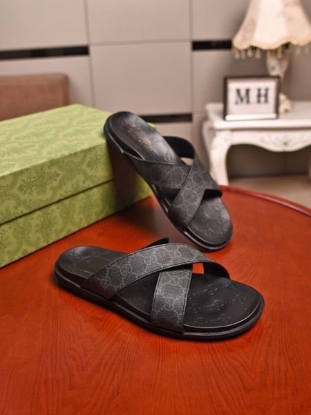 

yxgj men sandals slippers slides sneakers loafers sandals, Black