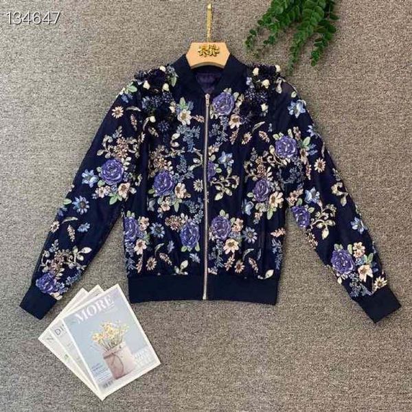 

women's jackets zk601 fashion women coats & 2021 runway luxury european design party style clothing, Black;brown
