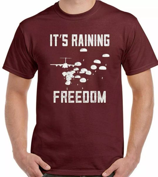 

paratrooper t-shirt parachute regiment mens 1 2 3 4 10 special unit, White;black