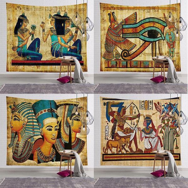 

tapestries egyptian pharaoh tapestry home bedside hanging cloth background ins net red live decoration