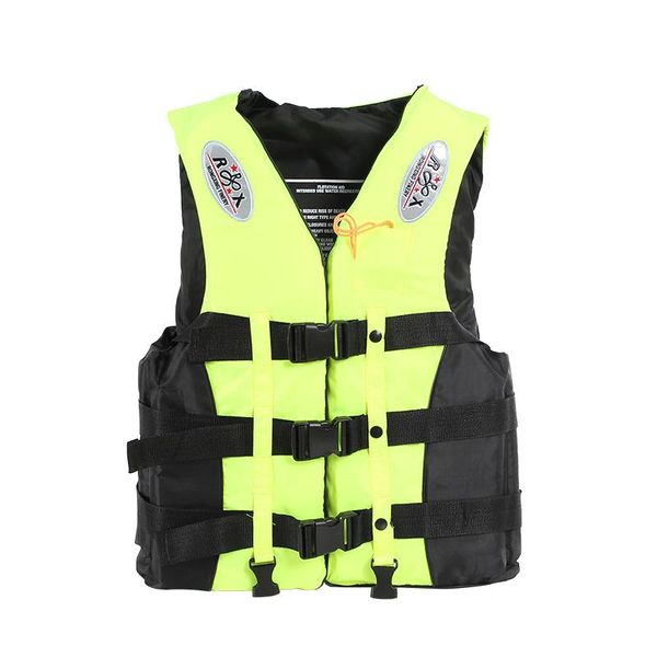 

life vest & buoy polyester kids jacket swimming boating ski drifting fishing with whistle water sports man