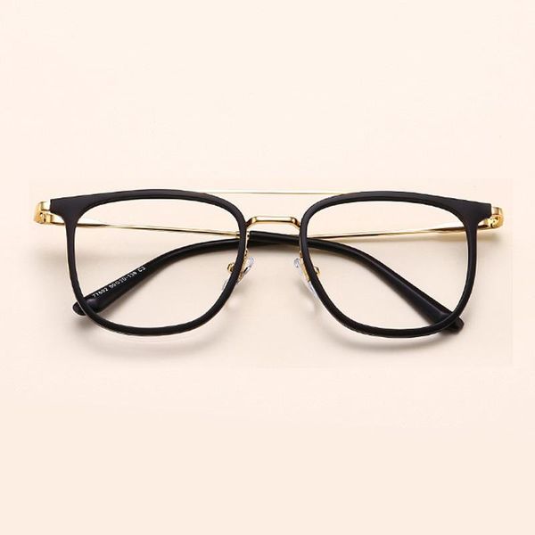 

fashion sunglasses frames tr90 transparent glasses frame women vintage square eyeglasses men optical prescription spectacle clear eyewear oc, Black