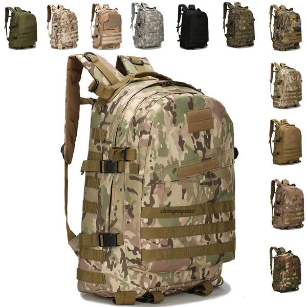 

outdoor bags tactical military camouflage backpack men army rucksack sports camping hiking climbing molle