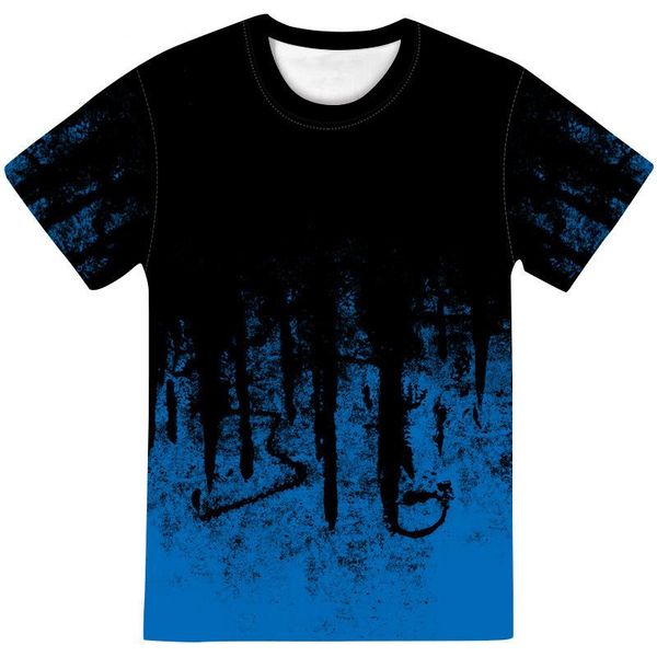 

men's casual shirts 2021 summer tshirt street trend short sleeve punk graffiti d printed, White;black