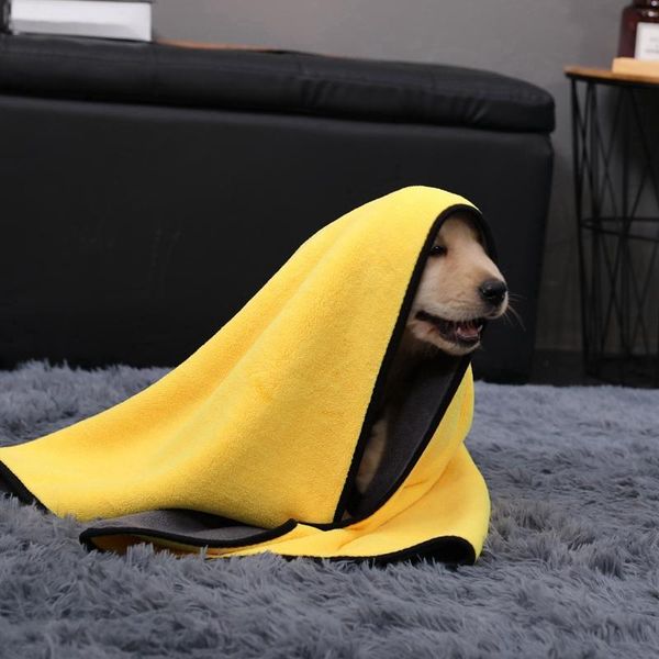 

kennels & pens dog drying towel blanket bath absorbent microfiber for small medium large dogs beds grooming cloth a