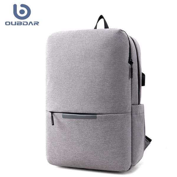 Zaino Unisex Fashion 15.6 pollici Laptop Usb School Bag Zaino Anti Theft Men Backbag Travel Daypacks Uomo Tempo libero Mochila