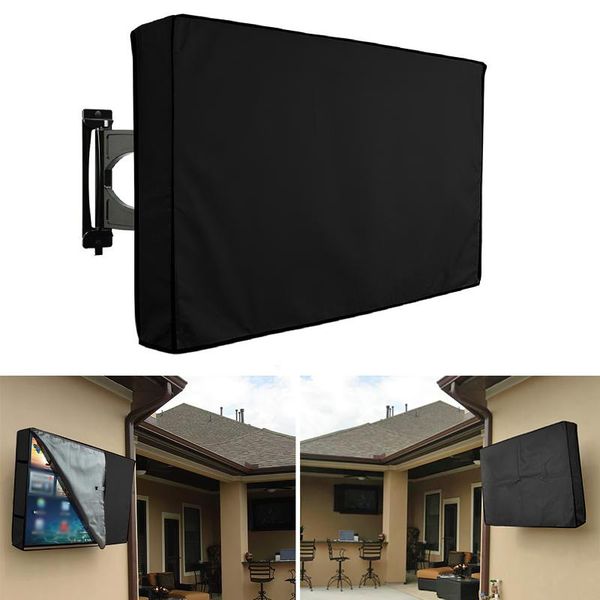 

shade 600d outdoor television cover 3-way flaps display dust waterproof with anti-water pressure coating