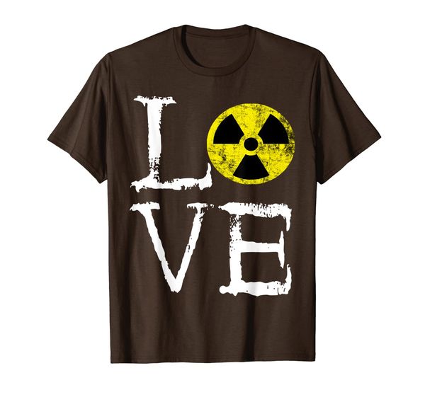 

nuclear radiation medicine love radiography radiologic t-shirt, White;black