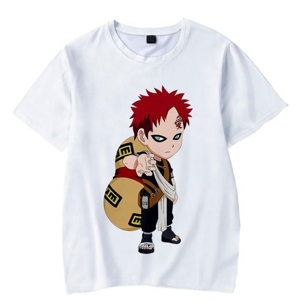 

women's t-shirt kawaii akatsuki t shirt cute boy/girl short sleeve kakashi sweatshirt sasuke men/women fashion tees casual hip hop kids, White