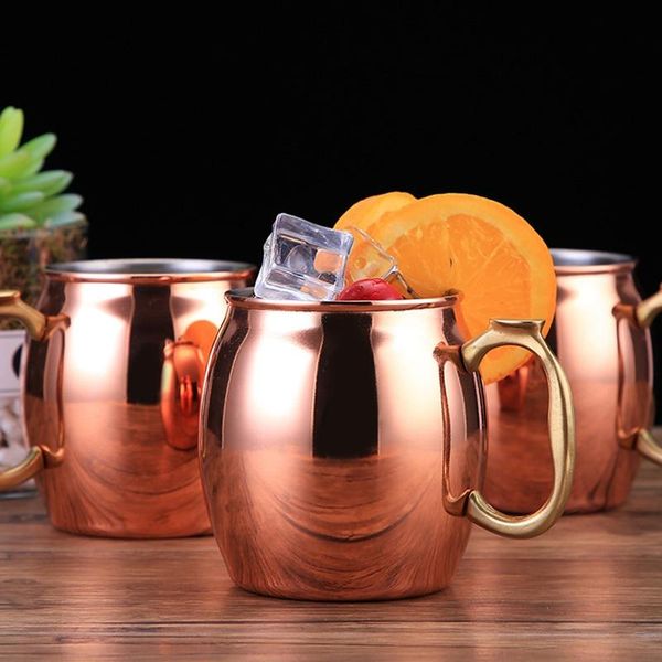 

ounces hammered copper plated moscow mule mug beer cup coffee cocktail for stainless steel mugs